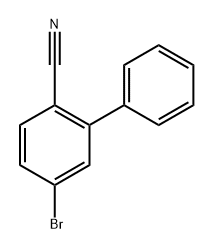 5-bromo-[1,1'-biphenyl]-2-carbonitrile Structure