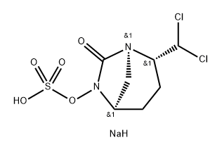 sodium (1R,2S,5R)-2-(dichloromethyl)-7-oxo-1,6-diazabicyclo[3.2.1]octan-6-yl sulfate,2410635-62-8,结构式