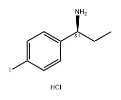(S)-1-(4-碘苯基)丙-1-胺盐酸盐, 2411590-89-9, 结构式