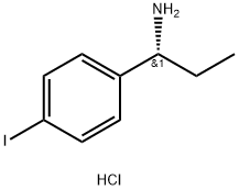 (R)-1-(4-碘苯基)丙-1-胺盐酸盐, 2411590-90-2, 结构式
