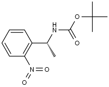 (R)-tert-Butyl (1-(2-nitrophenyl)ethyl)carbamate Structure