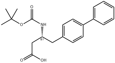 Boc-(R)-3-amino-4-(4'-biphenyl)butanoic acid Structure