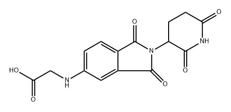 (2-(2,6-dioxopiperidin-3-yl)-1,3-dioxoisoindolin-5-yl)glycine Structure