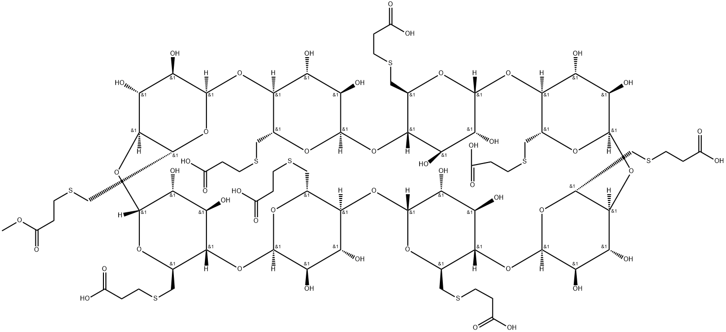 舒更葡糖杂质52,2412952-88-4,结构式