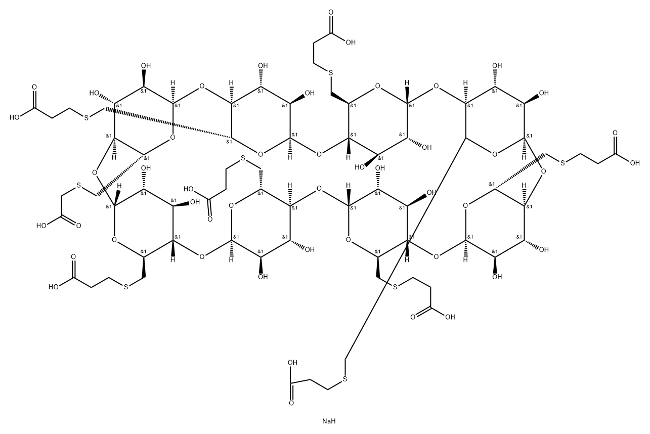 舒更葡糖钠杂质06,2412952-95-3,结构式