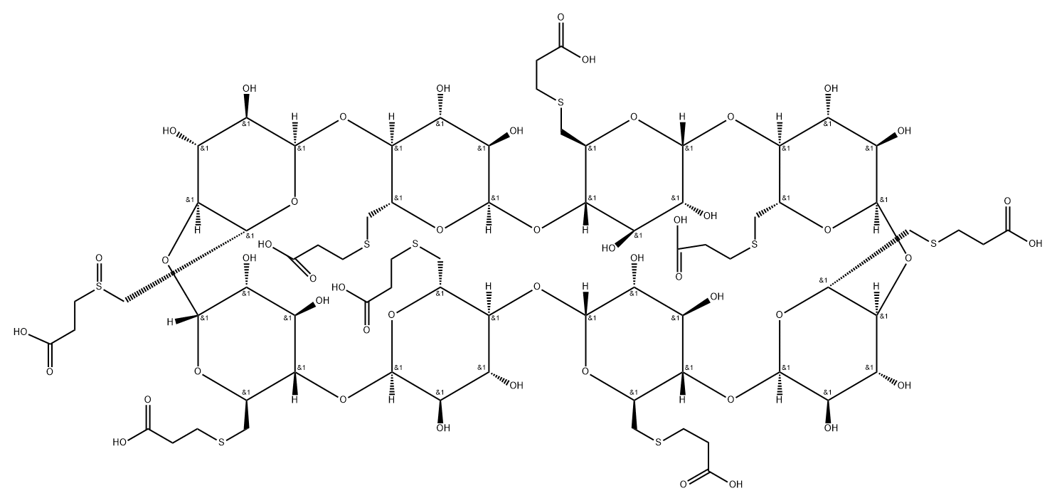 舒更葡糖钠杂质20, 2412953-12-7, 结构式