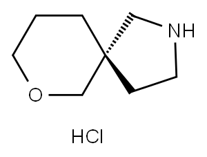 7-Oxa-2-azaspiro[4.5]decane, hydrochloride (1:1), (5S)- Structure