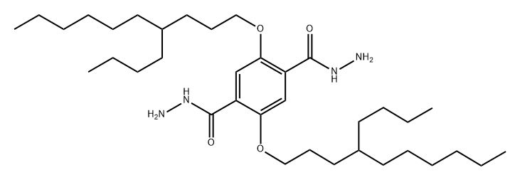 2,5-二异丁氧基对苯二酰肼,2413366-64-8,结构式
