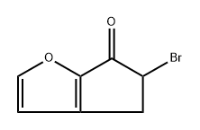 5-溴-4,5-二氢-6H-环戊[B]呋喃-6-酮, 2413381-80-1, 结构式
