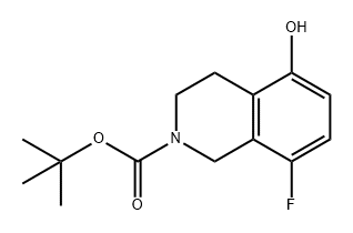 8-氟-5-羟基-3,4-二氢异喹啉-2(1H)-羧酸叔丁酯, 2413899-93-9, 结构式