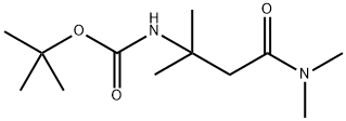 tert-Butyl N-[1-(dimethylcarbamoyl)-2-methylpropan-2-yl]carbamate,2414896-79-8,结构式