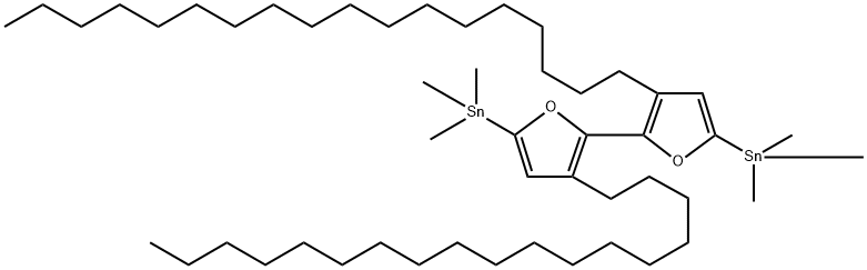 3,3'-双十八烷基-5,5'-双三甲基锡-2,2'-联呋喃,2416100-37-1,结构式