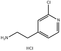 4-Pyridineethanamine, 2-chloro-, hydrochloride (1:2) Struktur