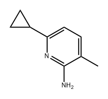 6-cyclopropyl-3-methylpyridin-2-amine,2416420-24-9,结构式