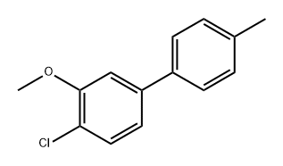 4-Chloro-3-methoxy-4'-methyl-1,1'-biphenyl,2417151-21-2,结构式