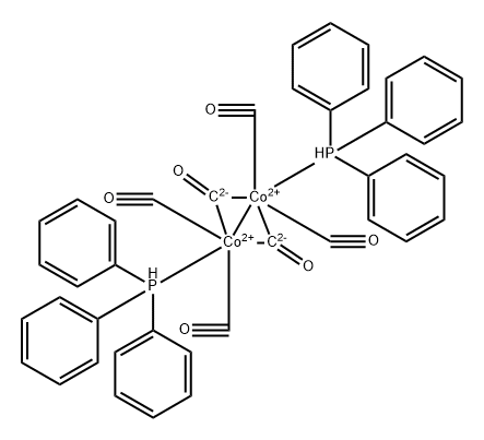 di-mu-carbonyltetracarbonylbis(triphenylphosphine)dicobalt 结构式