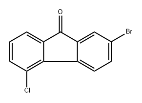 2-Bromo-5-chloro-9H-fluoren-9-one Structure