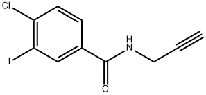 4-Chloro-3-iodo-N-2-propyn-1-ylbenzamide Structure