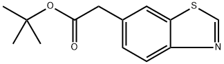 2-(苯并[D]噻唑-6-基)乙酸叔丁酯,2436537-66-3,结构式