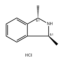 1H-Isoindole, 2,3-dihydro-1,3-dimethyl-, hydrochloride (1:1), (1R,3R)-rel- Structure