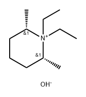 1,1-二乙基-顺式-2,6-二甲基哌啶氢氧化物 AQ 溶液,244048-97-3,结构式