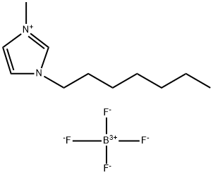 1-Heptyl-3-methylimidazolium tetrafluoroborate, >99% Structure
