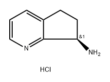 (R)-6,7-二氢-5H-环戊并[B]吡啶-7-胺盐酸盐, 2442565-23-1, 结构式