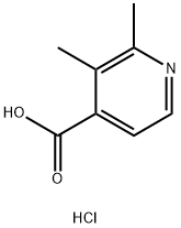 2,3-二甲基异烟酸盐酸盐, 2442597-63-7, 结构式