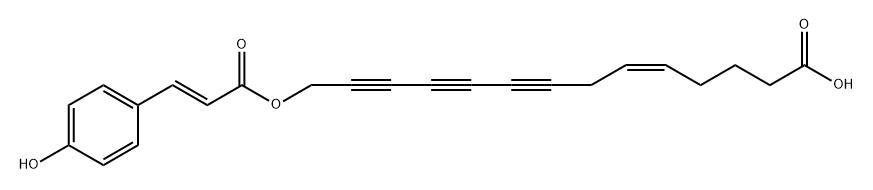 桂皮三炔菌素 A, 244277-14-3, 结构式