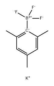 2.4.6-三甲基苯基三氟硼酸钾, 244301-57-3, 结构式
