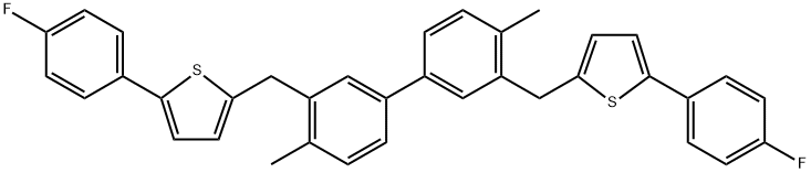 卡格列嗪二聚体, 2443735-74-6, 结构式