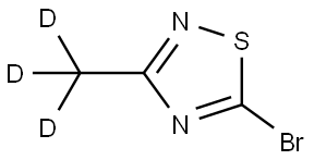 5-bromo-3-(methyl-d3)-1,2,4-thiadiazole Structure
