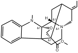 1,2-Dihydro-1-methyl-2β,16-(epoxymethano)akuammilan-17-oic acid methyl ester Struktur