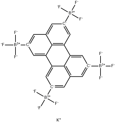 2,5,8,11-苝四(三氟硼酸钾), 2447581-71-5, 结构式