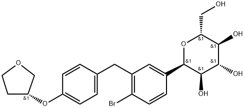 恩格列净杂质M, 2452301-12-9, 结构式