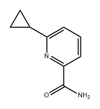 6-(cyclopropyl)picolinamide,2452344-79-3,结构式