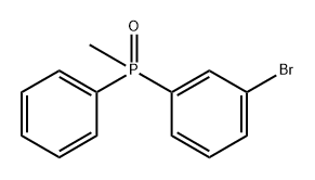 Phosphine oxide, (3-bromophenyl)methylphenyl- 结构式