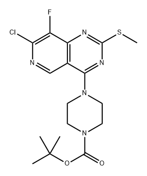 5-氯-2-(甲巯基)吡啶并[4,3-D]嘧啶 结构式