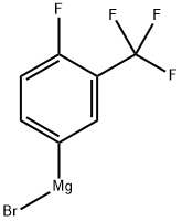 4-氟-3-三氟甲基苯基溴化镁 结构式