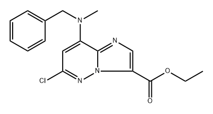 Ethyl 8-(benzyl(methyl)amino)-6-chloroimidazo[1,2-b]pyridazine-3-carboxylate Structure