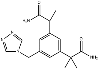 1,3-Benzenediacetamide, α1,α1,α3,α3-tetramethyl-5-(4H-1,2,4-triazol-4-ylmethyl)- Structure