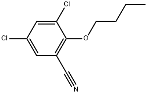 2-Butoxy-3,5-dichlorobenzonitrile Structure