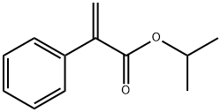 Benzeneacetic acid, α-methylene-, 1-methylethyl ester Structure