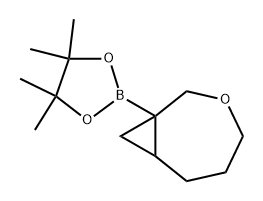 2-(3-氧杂双环[5.1.0]辛烷-1-基)-4,4,5,5-四甲基-1,3,2-二氧杂硼烷 结构式