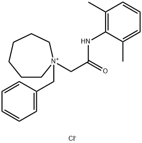 1H-Azepinium, 1-[2-[(2,6-dimethylphenyl)amino]-2-oxoethyl]hexahydro-1-(phenylmethyl)-, chloride (1:1)|化合物 TAPLUCAINIUM CHLORIDE