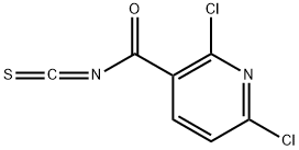 2,6-二氯烟碱酰异硫氰酸酯 结构式