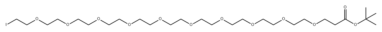 COOtBu-PEG10-I Struktur