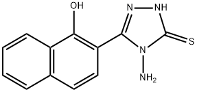 4-Amino-3-(1-hydroxynaphthalen-2-yl)-1H-1,2,4-triazole-5(4H)-thione Structure