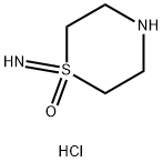 1-亚氨基-1Λ6-硫吗啉1-氧化物二盐酸盐 结构式