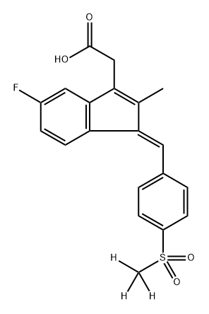 Sulindac Sulfone-d3 Struktur